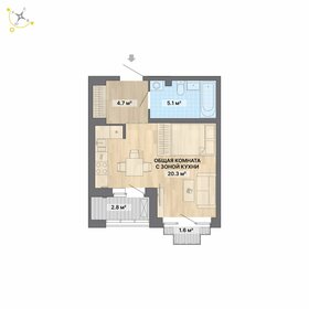 36,7 м², 1-комнатная квартира 5 505 000 ₽ - изображение 10