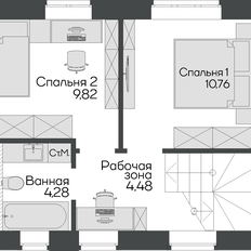 62 м², таунхаус - изображение 2