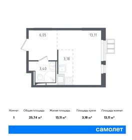 26,7 м², квартира-студия 7 199 000 ₽ - изображение 31