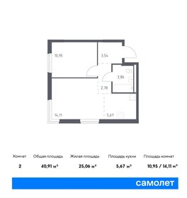 43 м², 1-комнатная квартира 8 200 000 ₽ - изображение 130