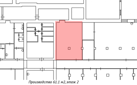 64,2 м², производственное помещение 46 866 ₽ в месяц - изображение 22
