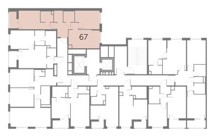 56,3 м², 2-комнатная квартира 7 700 000 ₽ - изображение 123