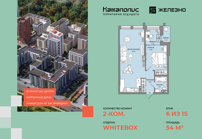 57 м², 2-комнатная квартира 8 561 326 ₽ - изображение 18