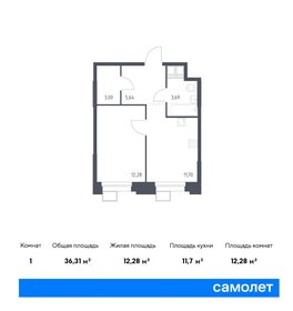 36,3 м², 1-комнатные апартаменты 8 871 694 ₽ - изображение 15