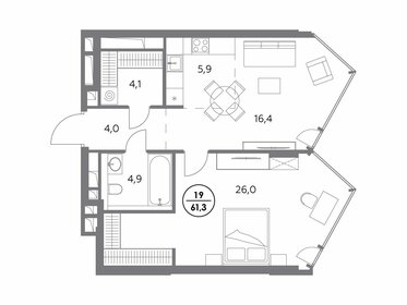 79,7 м², 3-комнатная квартира 27 000 000 ₽ - изображение 133