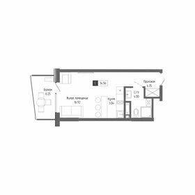 32,6 м², квартира-студия 6 900 000 ₽ - изображение 53