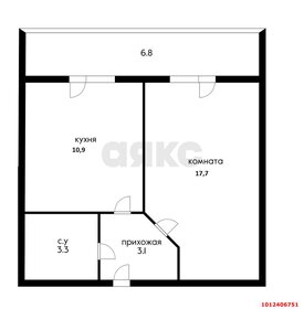 Квартира 35,2 м², 1-комнатная - изображение 1