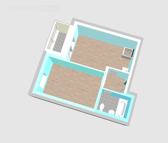 48,6 м², 2-комнатная квартира 3 690 000 ₽ - изображение 37