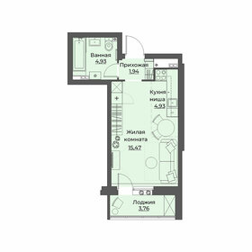 31,8 м², квартира-студия 6 057 900 ₽ - изображение 14