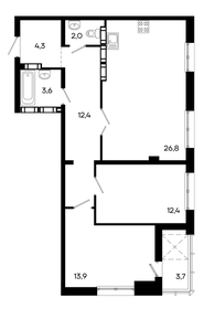 Квартира 79,1 м², 2-комнатная - изображение 1