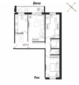 84,3 м², 3-комнатная квартира 12 651 000 ₽ - изображение 20