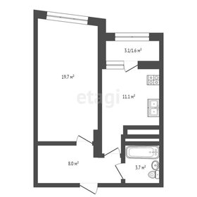 Квартира 44,1 м², 1-комнатная - изображение 1