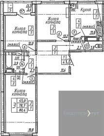 72 м², 3-комнатная квартира 6 750 000 ₽ - изображение 88