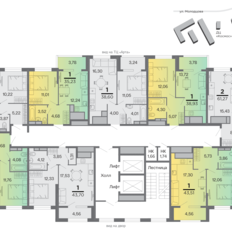 Квартира 61,3 м², 2-комнатная - изображение 2