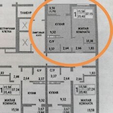 Квартира 37,2 м², 1-комнатная - изображение 5