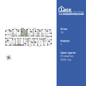 32,1 м², 1-комнатная квартира 11 400 000 ₽ - изображение 66