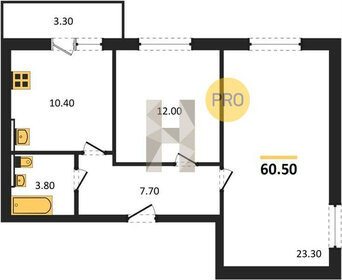 58 м², 2-комнатная квартира 5 000 000 ₽ - изображение 60