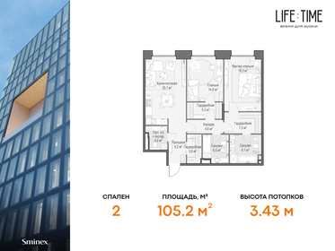 13,6 м², апартаменты-студия 8 500 000 ₽ - изображение 96