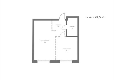 32,3 м², 1-комнатная квартира 3 490 000 ₽ - изображение 72
