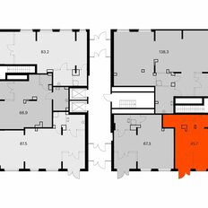 45,7 м², помещение свободного назначения - изображение 1