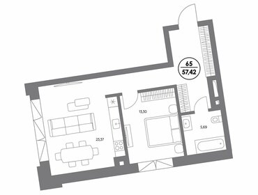 85,5 м², 4-комнатные апартаменты 85 000 000 ₽ - изображение 90