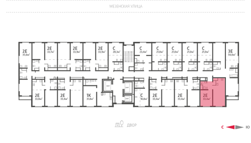 Квартира 33,4 м², 1-комнатная - изображение 2