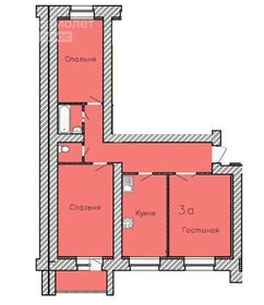 89,1 м², 3-комнатная квартира 7 650 000 ₽ - изображение 33