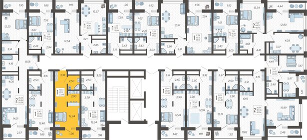 23,6 м², квартира-студия 10 592 358 ₽ - изображение 32