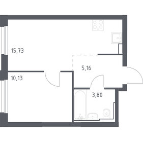 34,8 м², 1-комнатная квартира 8 250 000 ₽ - изображение 51