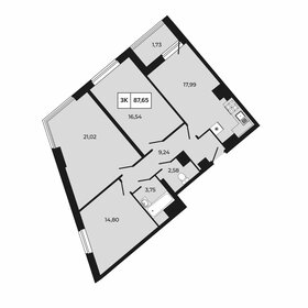 188 м², 3-комнатная квартира 10 990 000 ₽ - изображение 85