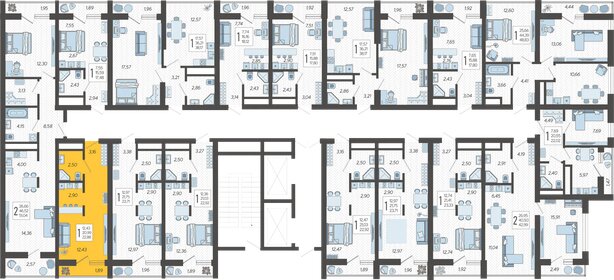 22,2 м², квартира-студия 10 700 000 ₽ - изображение 93