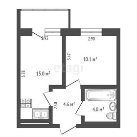 35 м², 1-комнатная квартира 2 700 000 ₽ - изображение 21