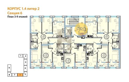 Квартира 35 м², 1-комнатная - изображение 2