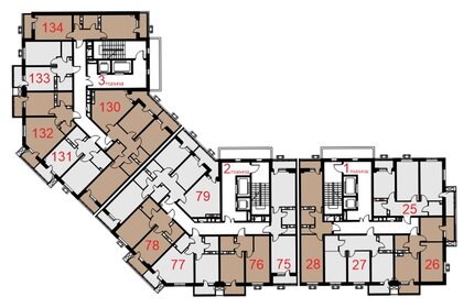 96 м², 3-комнатная квартира 15 000 000 ₽ - изображение 114