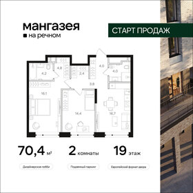 62 м², 3-комнатная квартира 22 500 000 ₽ - изображение 144