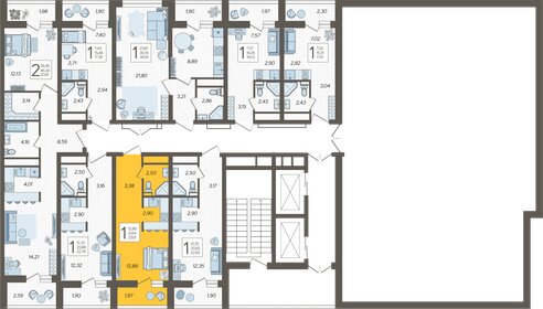 23,6 м², квартира-студия 10 650 471 ₽ - изображение 7