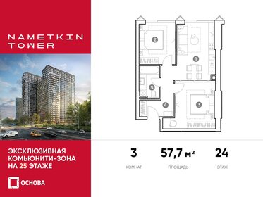 55 м², 3-комнатная квартира 15 000 000 ₽ - изображение 69