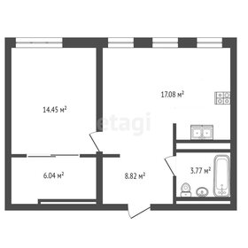 54,4 м², 1-комнатная квартира 13 800 000 ₽ - изображение 64