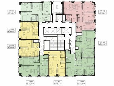 67,5 м², 3-комнатная квартира 31 253 220 ₽ - изображение 18