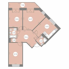 Квартира 85,6 м², 3-комнатная - изображение 1