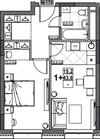 42,2 м², квартира-студия 10 508 059 ₽ - изображение 17