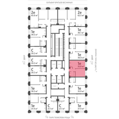 Квартира 35,8 м², 1-комнатная - изображение 2