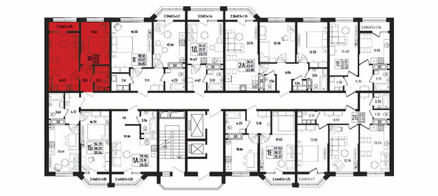 33,9 м², 1-комнатная квартира 4 500 000 ₽ - изображение 111