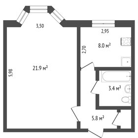 Квартира 38,3 м², 1-комнатная - изображение 5