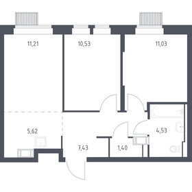 51,2 м², 2-комнатная квартира 11 732 992 ₽ - изображение 18