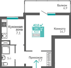 Квартира 41,8 м², студия - изображение 3