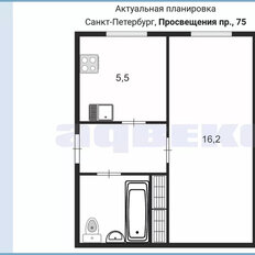 Квартира 30,5 м², 1-комнатная - изображение 2