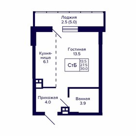 30,9 м², квартира-студия 4 670 000 ₽ - изображение 40
