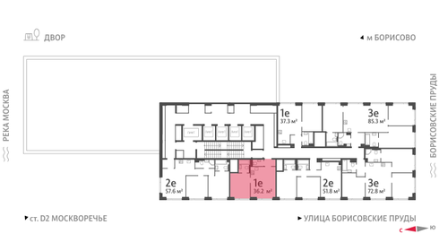 41,2 м², 1-комнатная квартира 16 924 876 ₽ - изображение 35