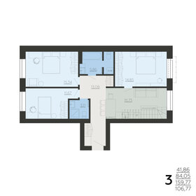 Квартира 159,8 м², 3-комнатная - изображение 1